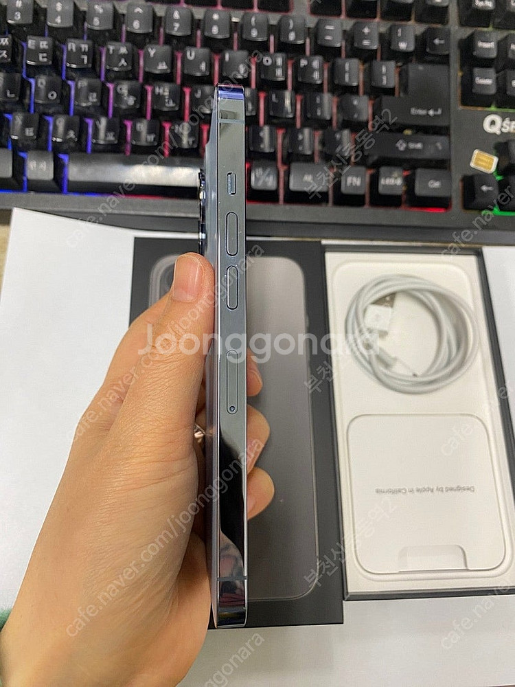 199079 아이폰13프로 블루 SS급 256GB 무잔...--4