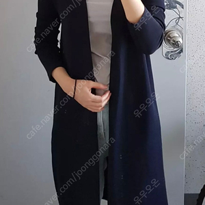 오르 orr 고밀도 봄 여름 가디건 블랙