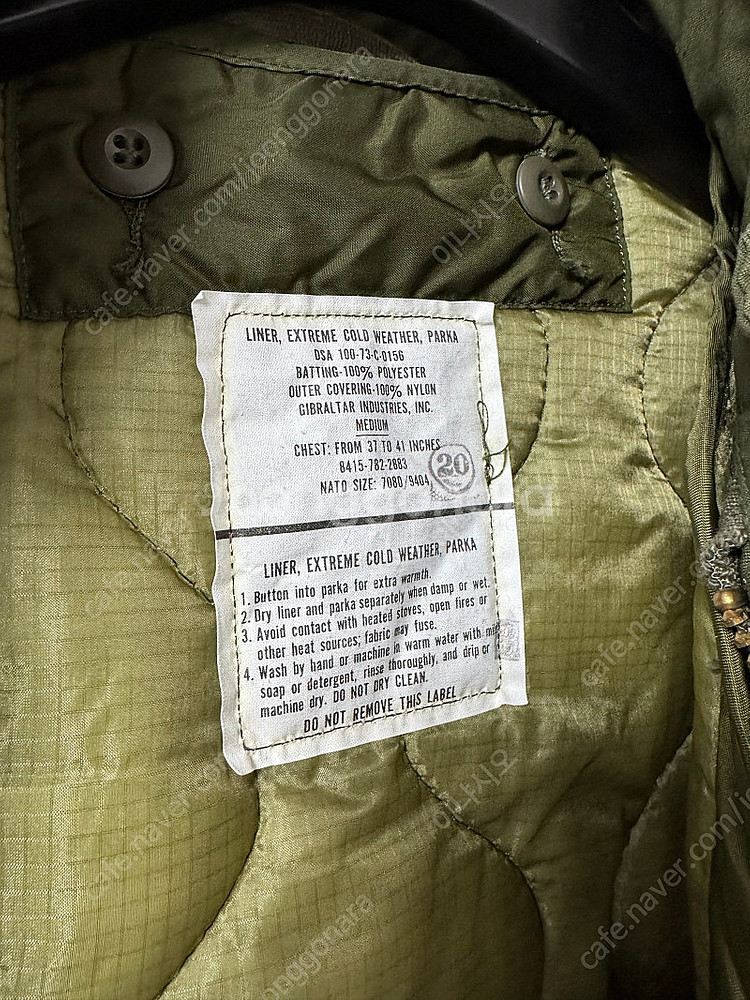 m-65 fishtail 오리지널 개파카 데드스탁 M--6