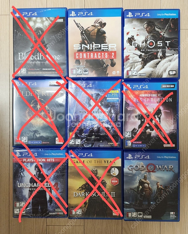 ps4 타이틀 팝니다.(고오쓰, 갓오브워 등)--0