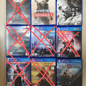 ps4 타이틀 팝니다.(고오쓰, 갓오브워 등)
