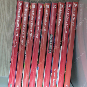 줌바 번잇업, FC 24, 링 피트, 나루토 나루티밋 스톰4, 피트니스 복싱 2, 슈퍼 스매시 대난투, 마인크래프트