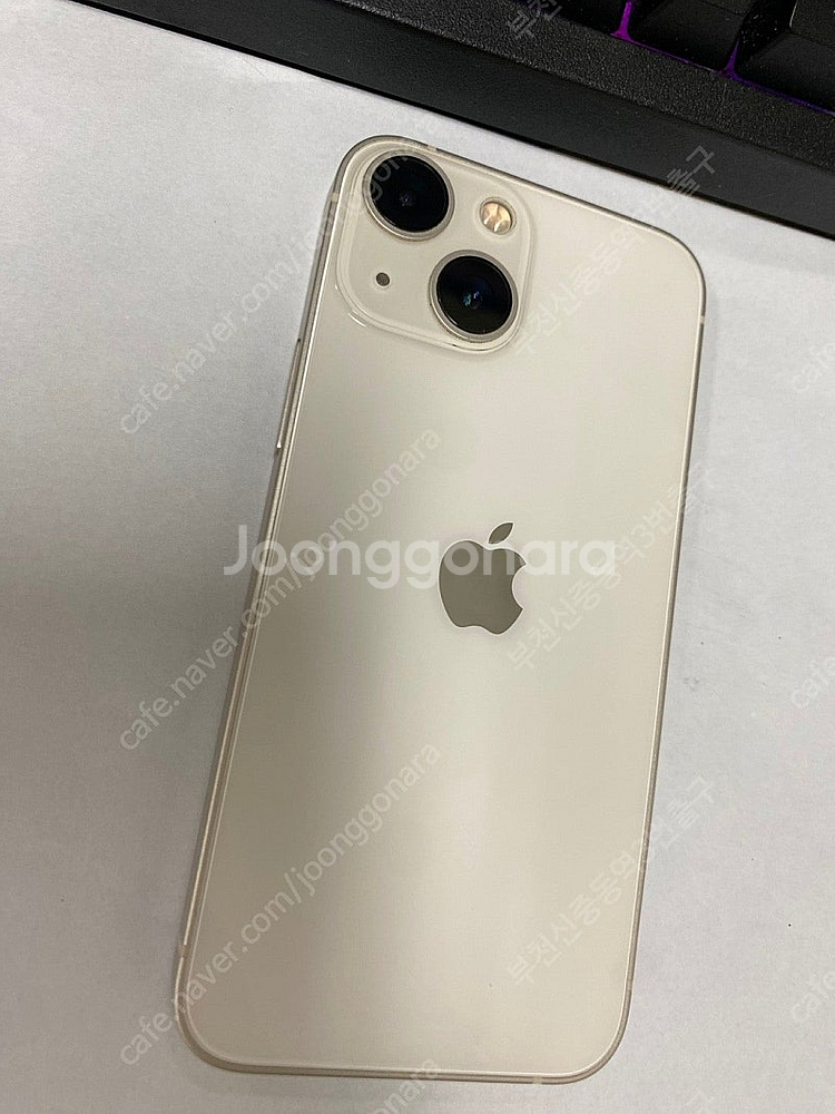 198712 아이폰13미니 화이트 A급 256GB 무잔...--0