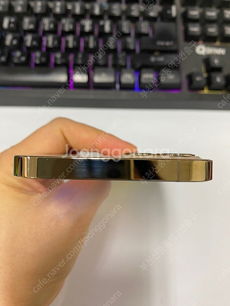 204354 아이폰12프로 골드 S급 128GB 무잔상...--3