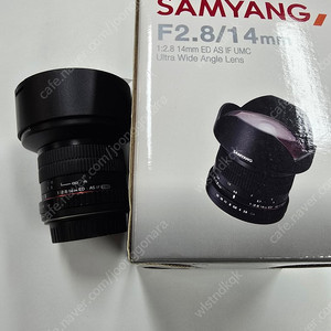 삼양 14mm 2.8 수동 캐논 ef 마운트