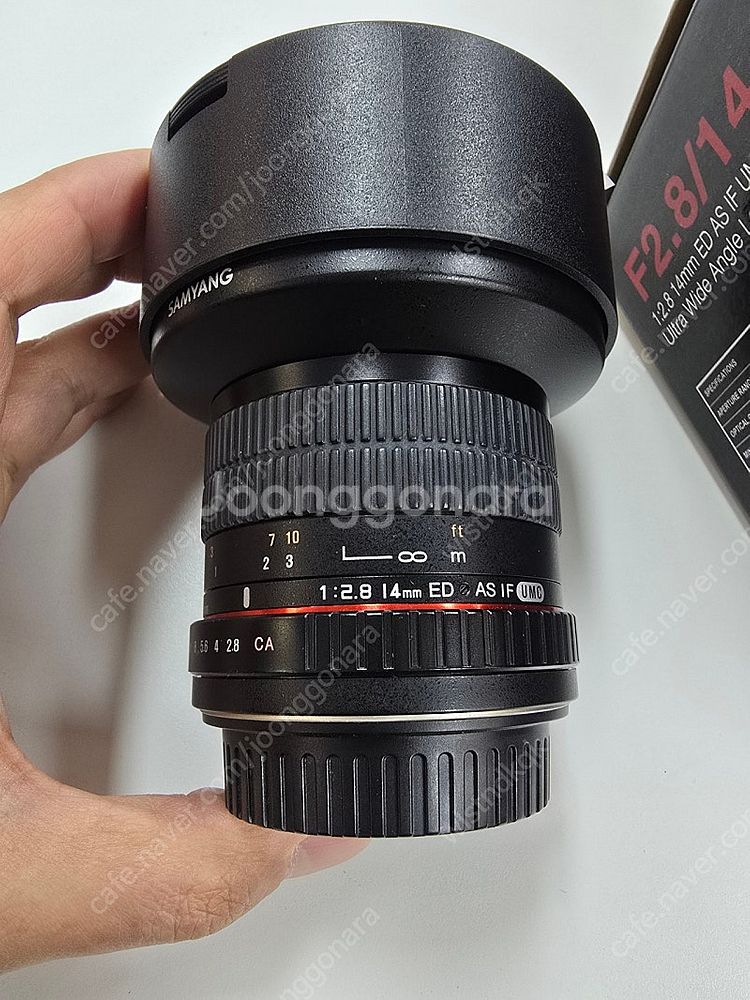 삼양 14mm 2.8 수동 캐논 ef 마운트--1