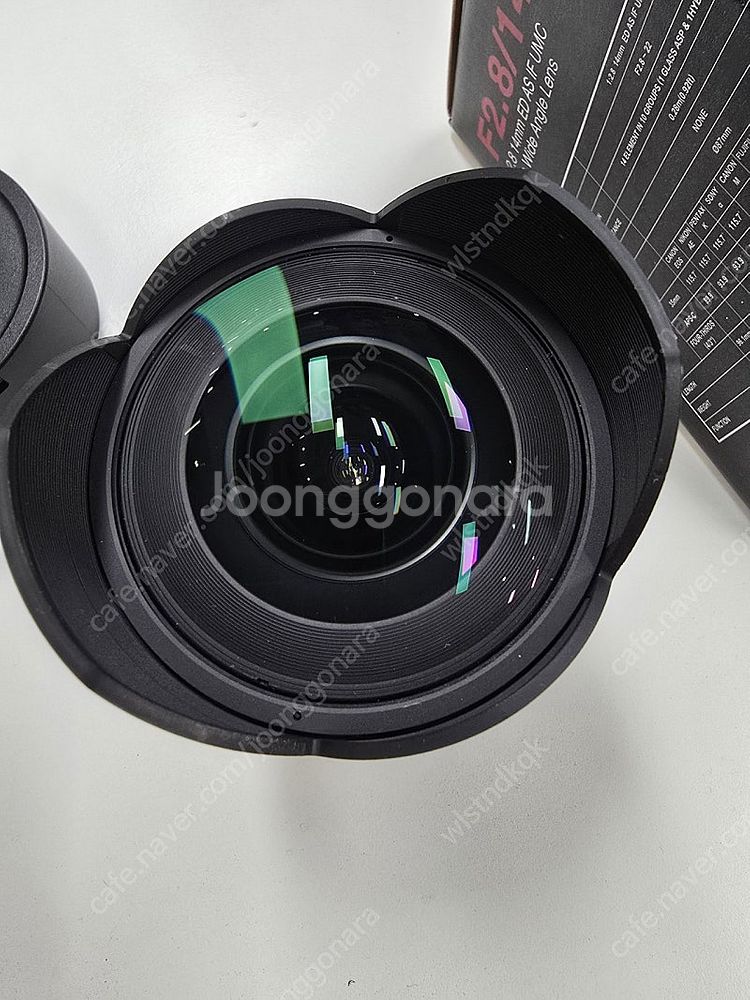 삼양 14mm 2.8 수동 캐논 ef 마운트--2