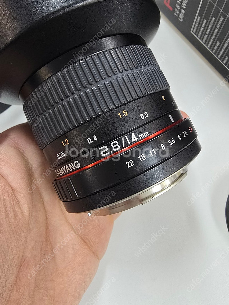 삼양 14mm 2.8 수동 캐논 ef 마운트--4