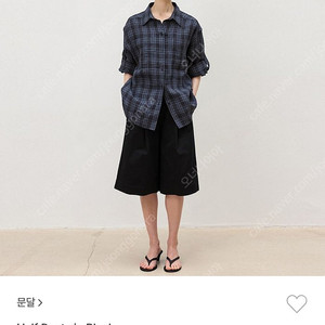 문달 moondal Half Pants in Black m사이즈