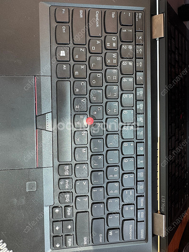레노버 L13 요가 키보드 한글 정상 부품용(f1키캡 ...--0