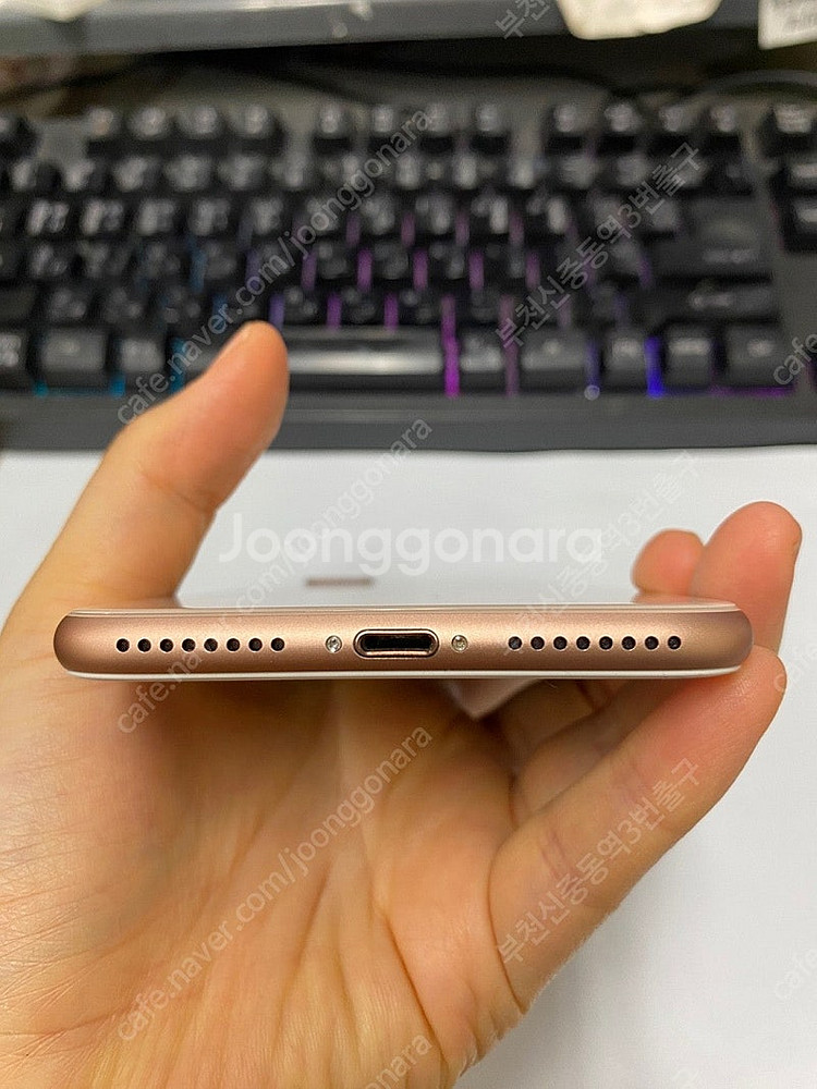 206435 아이폰8플러스 아이폰8+ 로즈골드 특SSS급 64GB 배터리성능100% 선물용추천 22만 부천--6