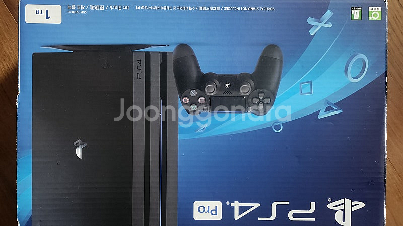 PS4 Pro 7218b 풀박스+ 스탠드+조이스틱 거치...--1