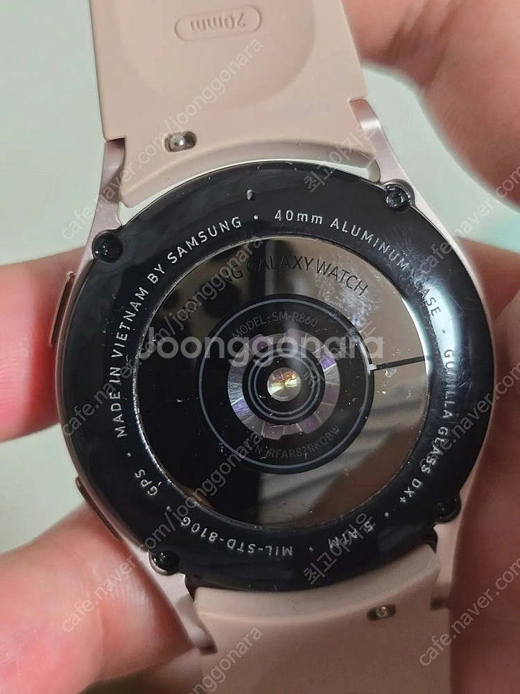 갤럭시워치4 40mm 핑크골드 급처--1