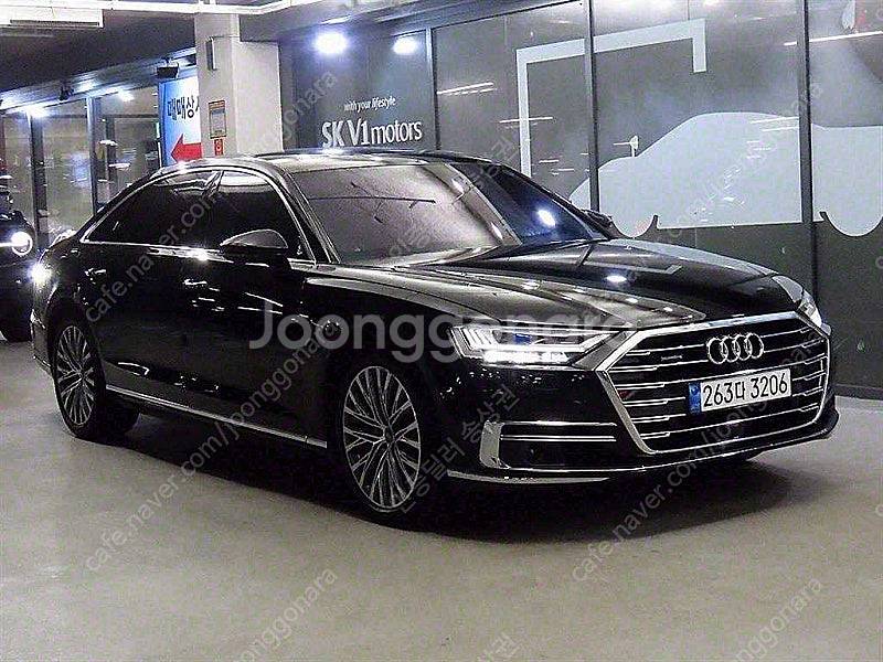아우디 A8 중고 아우디 중고 검정색 2021년 75,...--0