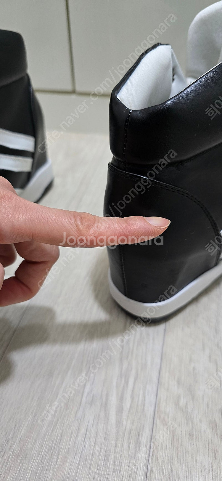 여성 키높이농구화 간지쨩!넘 이뻐요!--6