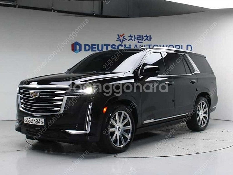 캐딜락 에스컬레이드 중고 캐딜락 중고차 검정 2021년 54,871km 5세대 6.2 프리미엄 럭셔리 플래티넘 중고...--0