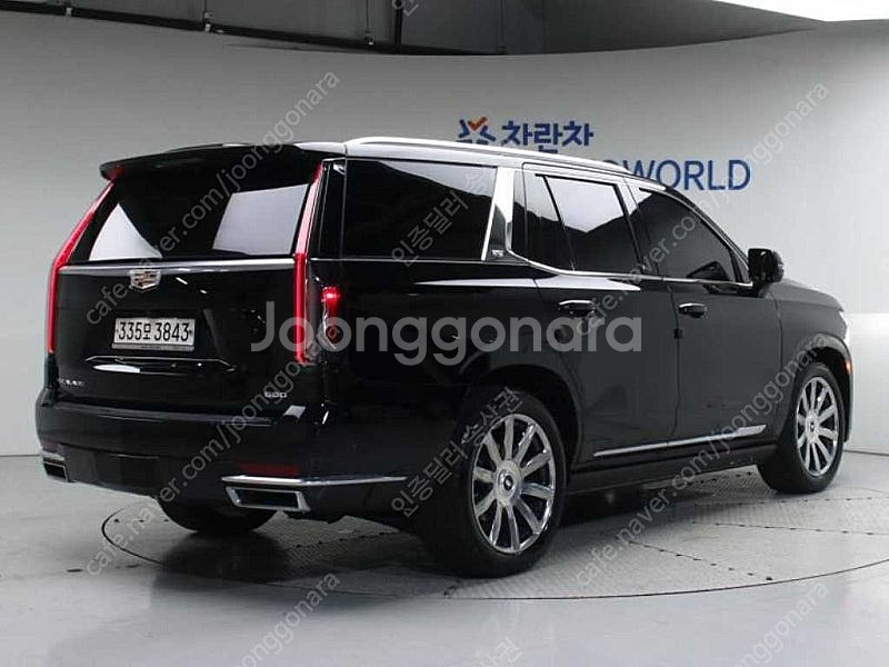 캐딜락 에스컬레이드 중고 캐딜락 중고차 검정 2021년 54,871km 5세대 6.2 프리미엄 럭셔리 플래티넘 중고...--5