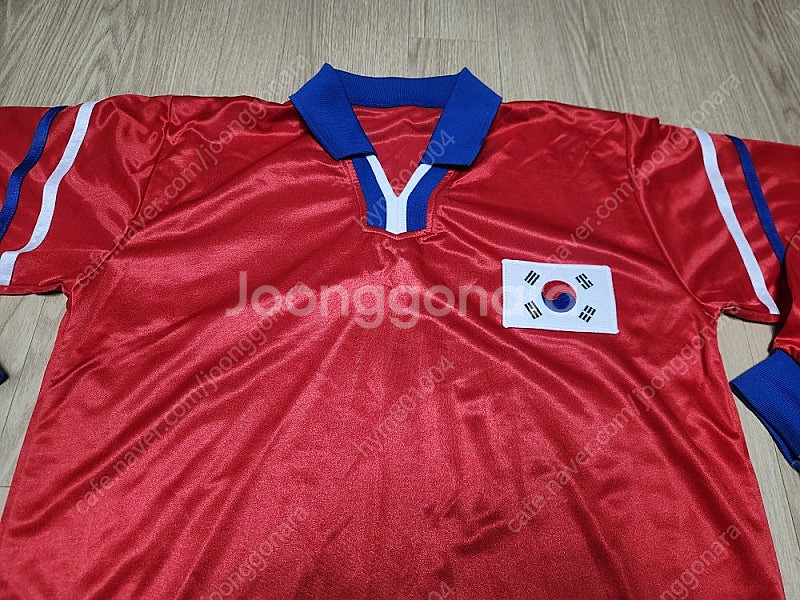 90년대 디자인 국대 긴팔 축구 유니폼 사이즈 95 판...--1