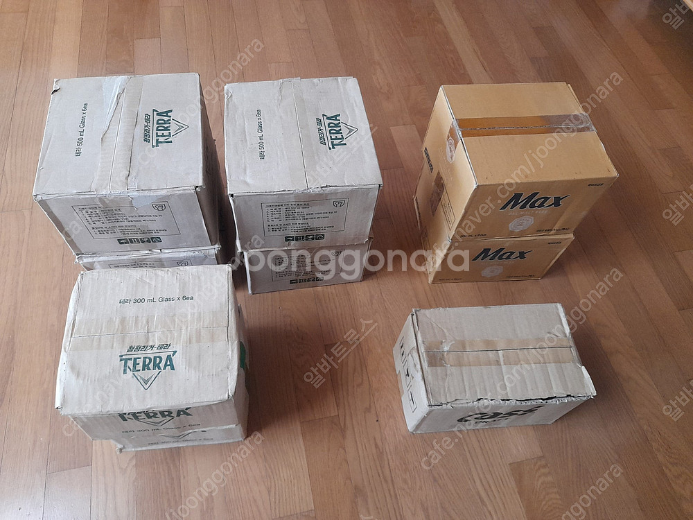 (팝니다) 생맥주잔 500cc 300cc(테라, 카스)...--1