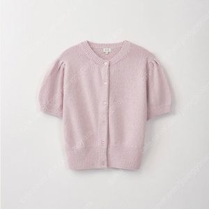 시에 sie 플리에 퍼프 가디건 라벤더핑크 S