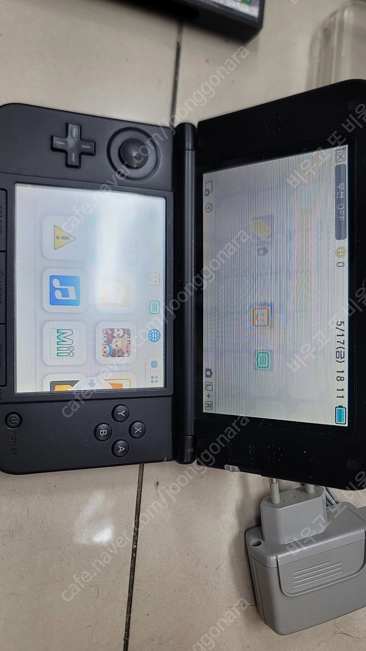 닌텐도 3ds xl(본체+충전기) 이미지