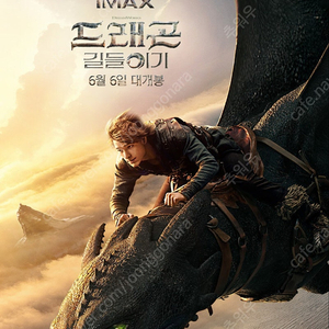 k열 드래곤길들이기 IMAX 아이맥스 cgv용산 용아맥 6/8일 2연석