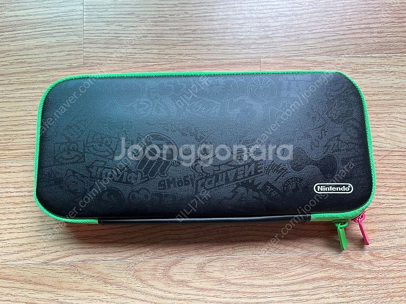 닌텐도 스위치 구형+ 삼성 128g + 스플래툰 파우치 팝니다.--3