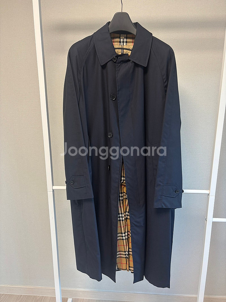 BURBERRY 버버리 브라이튼 카코트 블루카본--1