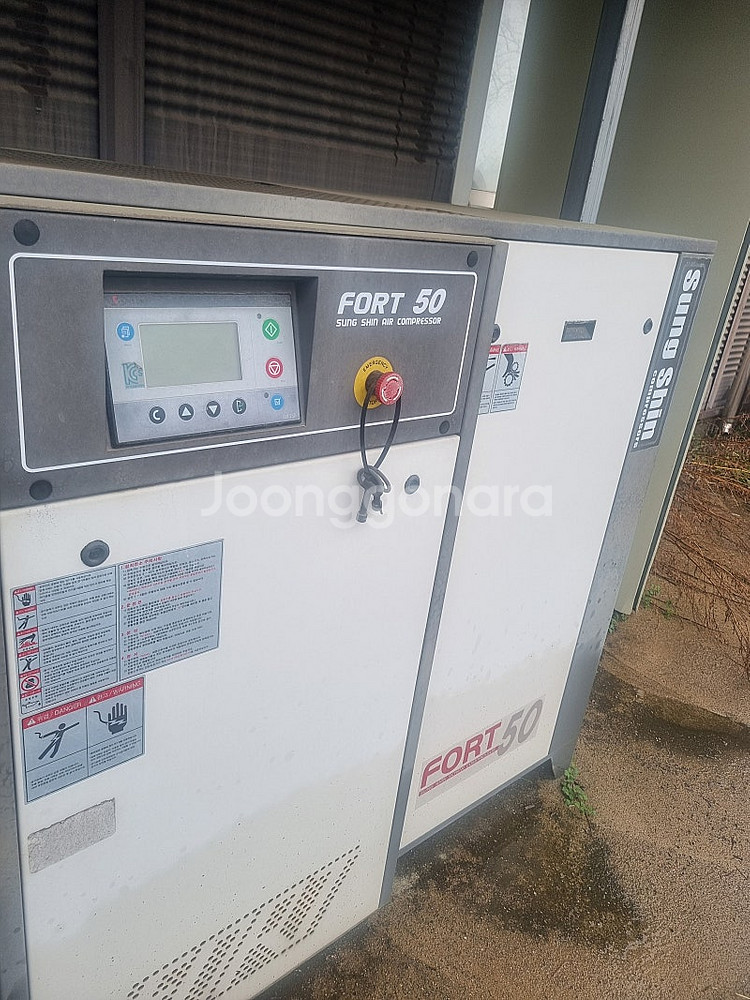 성신콤프레샤 fort 50 인버터50마력 콤프레샤 풀세트 팝니다--0