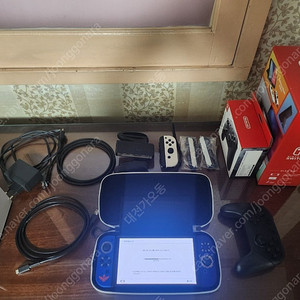 닌텐도스위치 OLED 기기 + 프로 컨트롤러 + 케이스(중고) - 대전 직거래