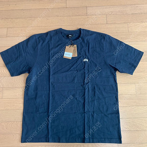 [XXL] stussy 스투시 오버다이드 숏슬리브 반팔 티셔츠 네이비