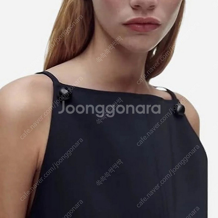 (새상품) ZARA 자라 버튼티테일 미니원피스 네이비 ...--2