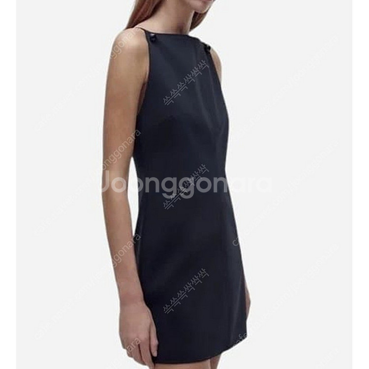 (새상품) ZARA 자라 버튼티테일 미니원피스 네이비 ...--3