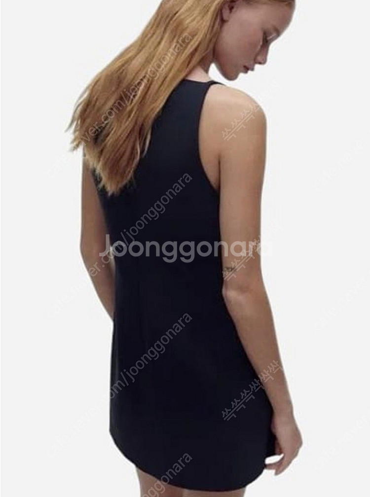 (새상품) ZARA 자라 버튼티테일 미니원피스 네이비 ...--4
