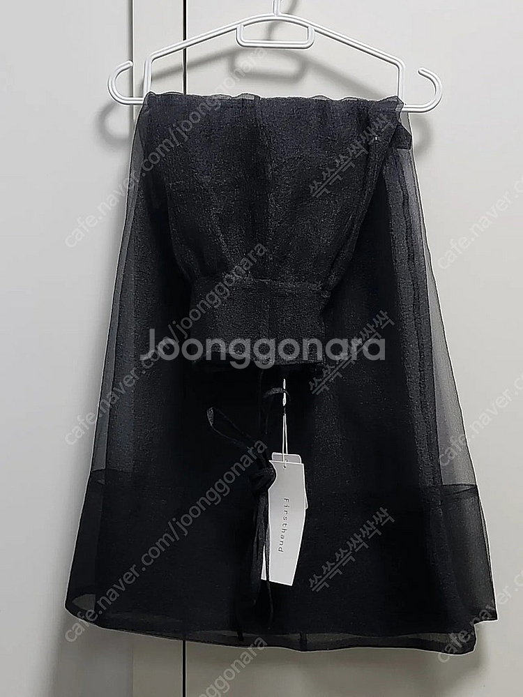 (새상품)23ss Firsthand 튤 시스루 원피스 ...--5