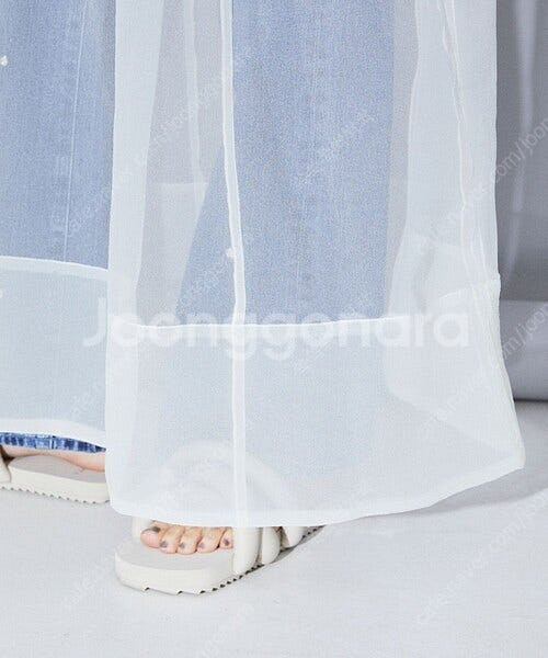 (중고)23ss Firsthand 튤 시스루 원피스 화...--5