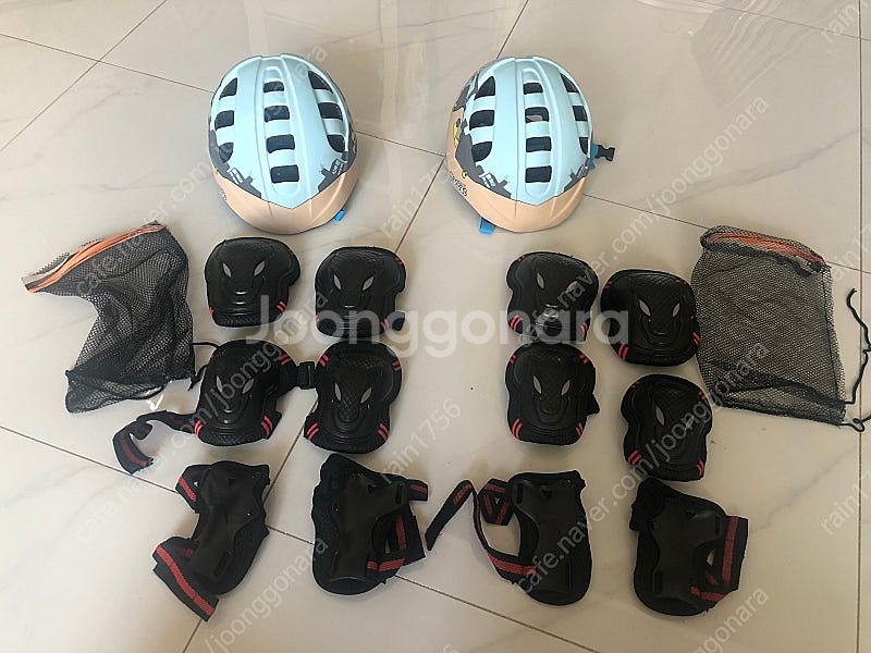헬멧 및 보호대세트--2