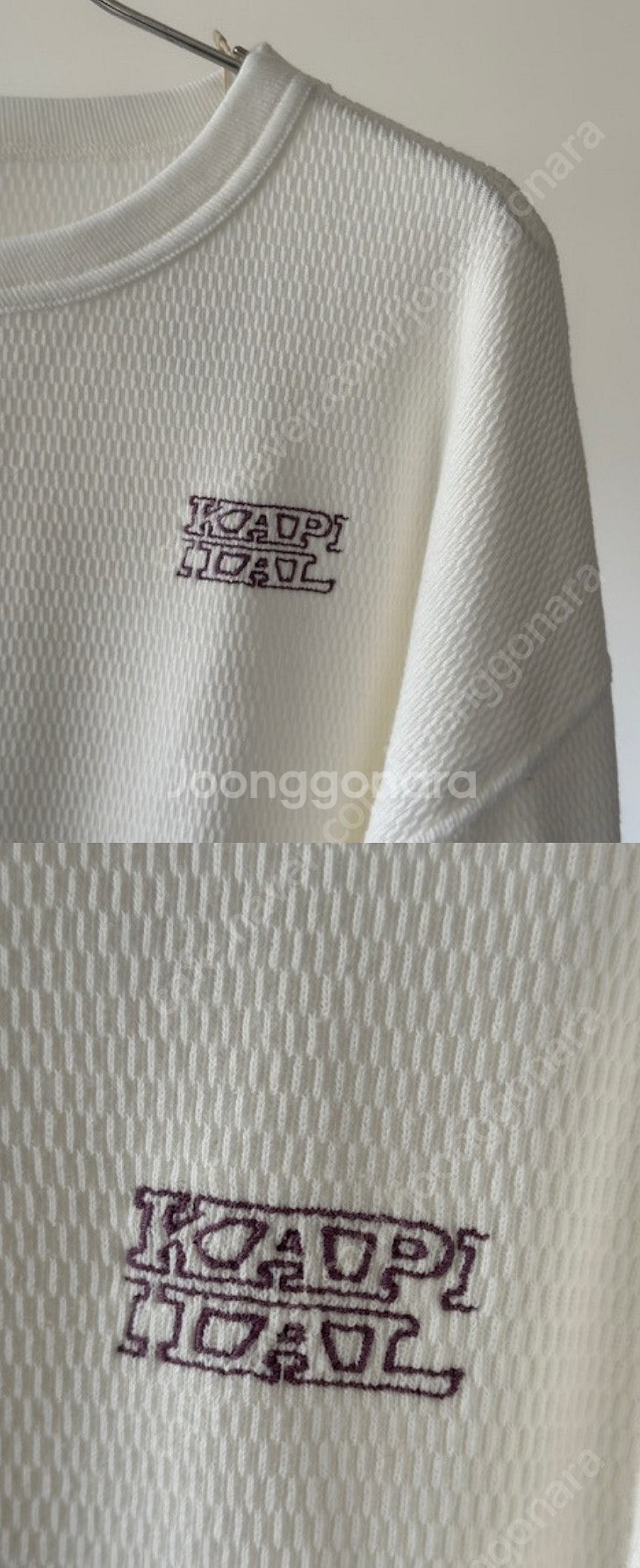 캐피탈 와플 천축 롱티셔츠 긴팔 KAPITAL 자수로고 4사이즈--1