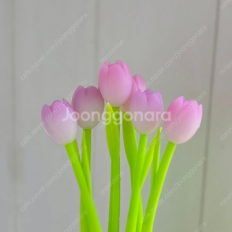 색 변하는 튤립 볼펜 (새제품) 일괄판매--0