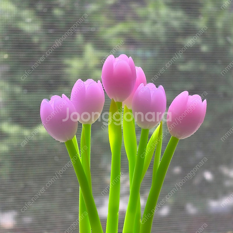 색 변하는 튤립 볼펜 (새제품) 일괄판매--1