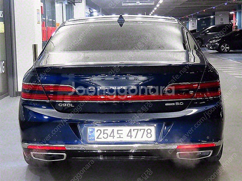제네시스 G90 중고 제네시스 중고 가격 파란색 2019년식 19,903km 5.0 GDI AWD 리무진 프레스티지...--5