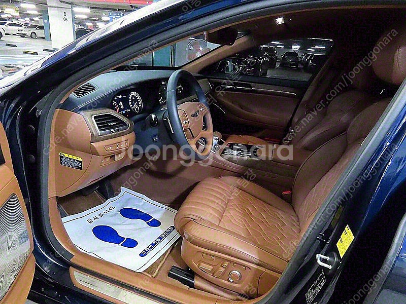 제네시스 G90 중고 제네시스 중고 가격 파란색 2019년식 19,903km 5.0 GDI AWD 리무진 프레스티지...--6