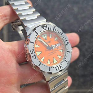 세이코 SEIKO MOD 오렌지 몬스터 커스텀