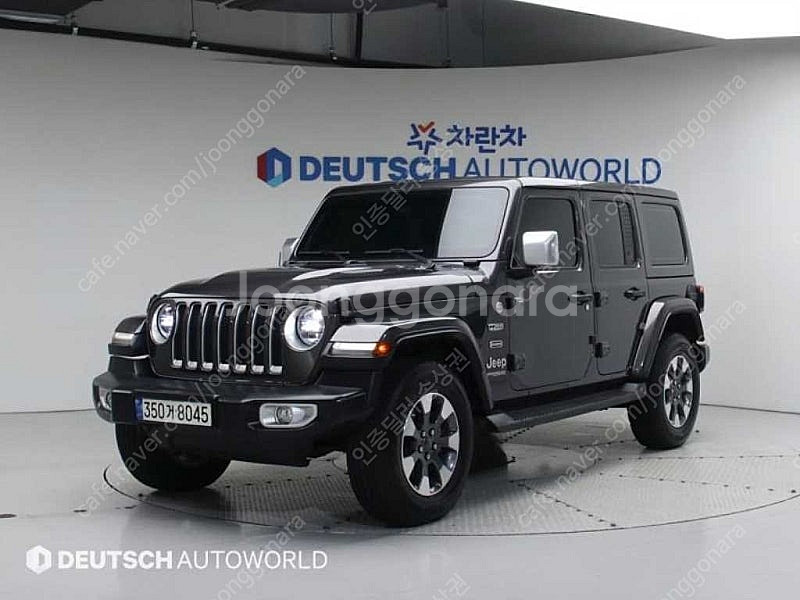 지프 랭글러 중고 JEEP 랭글러 회색 2021년식 2...--0