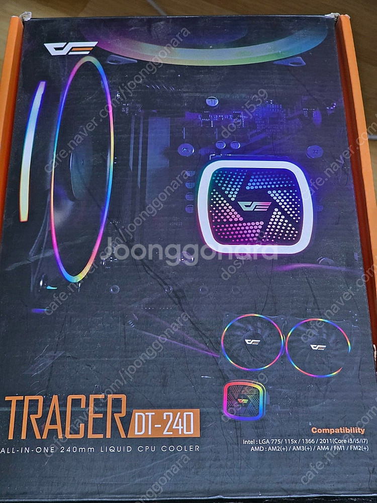 다크플래쉬 tracer dt240 수냉쿨러--0