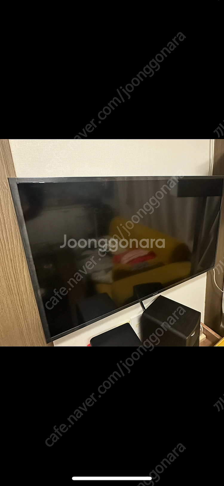 삼성 벽걸이 TV 팔아요--1