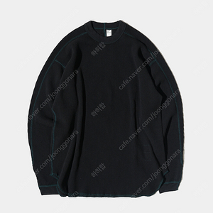 엔즈앤민즈 ends and means 와플 서멀 waffle thermal 블랙 M 새상품