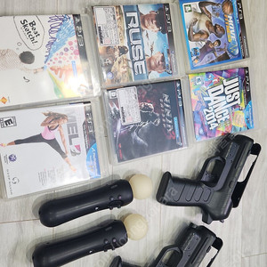 ps3 무브봉+대응게임6개 일괄 택포 10.0