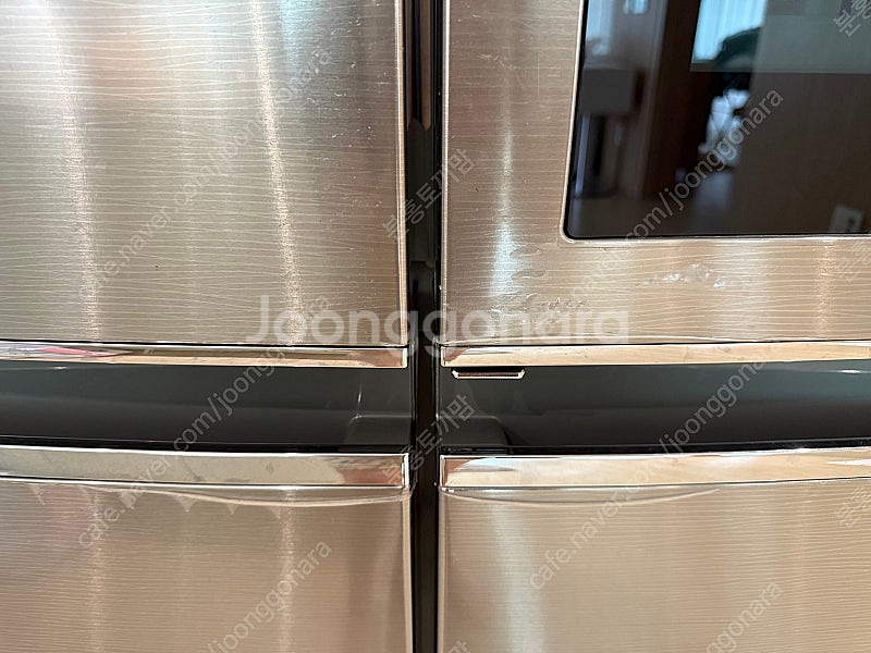 엘지 노크온 냉장고--1