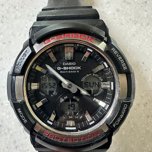 G-SHOCK GAW-100 전파 솔라 실버